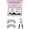 M.Y.L. Ciglia Magnetiche ANGEL Riutilizzabili - Kit 4 Pezzi Effetto 3D con Applicatore e Piegaciglia - Impermeabili, Senza Colla, Morbide e Naturali - Per Trucco Occhi Elegante e Dinamico - Idea Regalo