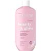 Eveline Cosmetics Beauty & Glow Lozione Corpo Illuminante con Particelle d'Oro, Vitamine A, E, C, B3, B5 & F per Idratazione e Nutrizione Profonda