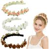 DIELOVEHUA Cerchietto per Capelli con Fiori Dirndl, 3 Pezzi Fiori Corona Fascia Capelli per Sposa, Corona di Fiore Tradizionale Bavarese, Coronas Floreale per Capell, per Oktoberfest, Matrimoni e Balli Vintage