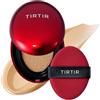 TIRTIR Mask Fit Red Cushion Foundation, Fondotinta A Copertura Totale, Leggero, Aderente Alla Pelle, Satinato, Glow Finish, Costruibile (0,63 Fl Oz), 28 N, Avena