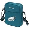 travelite NFL Borsa a Tracolla Philadelphia Eagles, borsa a tracolla compatta con scomparti con cerniera e tracolla regolabile in poliestere resistente, 17 x 22 x 6 cm