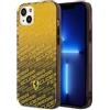 CG MOBILE Ferrari - Custodia rigida per iPhone da 14, con design sfumato, colore giallo Scuderia tinto paraurti, antigraffio, resistente, con porte accessibili, assorbimento degli urti e logo firma