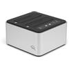 OWC Drive Dock U.2 - Soluzione Dock per unità USB 3.2 (10Gb/s) a doppio alloggiamento per unità NVMe U.2 e SATA da 2,5 e 3,5