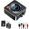 Aivane Ricevitore audio Bluetooth 5.1, audio wireless HiFi, adattatore ricevitore wireless con AUX da 3,5 mm e RCA RCA per impianto stereo, modalità bassi HD a bassa latenza
