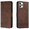 Bravoday Cover per iPhone 11 PRO Max, Flip Custodia in Pelle PU Portafoglio Custodia per iPhone 11 PRO Max, con Slot per Schede, Marrone