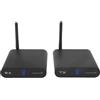 ciciglow Ricevitore Trasmettitore Trasmettitore AV Wireless, Kit di Estensione Adattatore TV Lo Schermo Digitale Possiede la Tecnologia Jamming Supporta i Formati PAL/NTSC per Vari (Spina europea)
