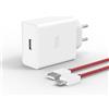 VoltWave Caricatore USB da 100 W per Oneplus SuperVooc Charge, alimentatore di rete USB C con cavo di ricarica USB C, 2 m, adattatore per Oneplus 12R 12 11 Nord CE 4 Lite Nord 4 3 2T 10 Pro Oppo Reno 12 Pro
