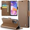 Phernykas Custodia a Libro Portafoglio per Samsung Galaxy A23, RFID | 3 Slot - Per Pendolarismo, Flip Cover Doppia Fibbia Magnetica, Pelle PU Anti-Macchia, Supporto, Lavoro, Telefono Libretto
