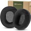 Geekria Cuscinetti auricolari di ricambio in velluto per cuffie Sony MDR-7506/V6/V7, WH-CH700N/710N/720N, HyperX Cloud Alpha/Alpha S/II/Flight/Stinger/Mix (nero)