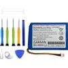 ERYNK 361-00056-08 Nuova batteria di ricambio compatibile con Garmin Camper 770 LMT-D GPS Navigation Navi con kit di attrezzi