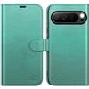 OCASE Portafoglio Cover per Google Pixel 10 Pro XL (6,8 Pollici) Verde | Custodia a Ribalta, Portafoglio in Pelle PU, Blocco RFID, 4 Slot per Carte, Supporto Integrato, Protezione Antishock