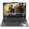 Lenovo LOQ Gaming Laptop 15,6 FHD (1920 x 1080) IPS antiriflesso 144Hz, AMD Ryzen 5 7235HS, NVIDIA GeForce RTX 4050,16 GB RAM, SSD 2 TB, Win11, retroilluminato bianco, grigio luna, con hub USB, W