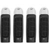 SEAFRONT 4 Pezzi Telecomando Universale per Porta del Garage Clonabile e Portatile - Kit Completo Compatibile con Tutti i Sistemi