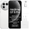 realme GT 8 Pro 5G Smartphone, 12+256 GB, Processore Snapdragon® 8 Elite Gen 5, Schermo da 6,79 pollici, Ricarica 120W, Batteria 7000 mAh, Fotocamera 200MP, IP69, Display 144Hz, Colore Diary White