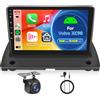 Hodozzy 2GB 64GB Android Autoradio per Volvo XC90 2004-2013 Radio Wireless Carplay Android Auto, Hodozzy 9 Pollici Touch Screen Stereo, GPS, WiFi, Bluetooth, FM/RDS, Retrocamera 2 Din Radio per Volvo XC90