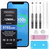 Elephantstory Batteria per iPhone 12 Mini, 2520mAh e Kit di Riparazione