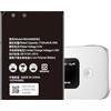 Qoutmcuy Batteria di ricambio ad alta capacità per Huawei HB434666RBC, 1700 mAh, per Huawei R216 E5573 E5577