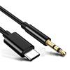 Generic Cavo USB tipo C a connettore audio AUX da 3,5 mm per cuffie, adattatore jack da 3,5 mm, adattatore audio ausiliario per cuffie da auto