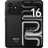 Ulefone Note 23 Smartphone Android 16 senza contratto, 20GB RAM+32GB ROM, Display HD+ 6,56, Processore Octa-Core, Batteria 5000mAh, Ricarica Rapida 10W, 4G Triple SIM, GPS, OTG, Face ID, Nero
