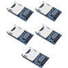 JZK 5PCS modulo scheda SD 3.3V 5V, modulo lettore di schede SD, lettura e scrittura scheda SD, modulo adattatore scheda SD