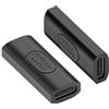 cablecc USB4 Tipo C Femmina a Femmina Estensione 240W Potenza 40Gbps Dati 8K Video Connettore Dritto Adattatore per NS Telefono Laptop
