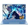NOTODD PC Portatile 14 Pollici Win11 Pro Celeron N5095 Computer Portatile | 8GB RAM 256GB SSD TF 1TB LPDDR4 1920*1200 Laptop USB 3.0 Type-C Mini HDMI Widevine L1 Con il Topo Tastiera Film Italiana-Blu