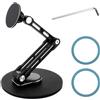 Waveshare Magnetic N52 Neodymium Magnet Portable Monitor Adjustable Stand, Compatible with 4~18.5inch Monitors, Supports Multi-axis Rotation, comes with Magnetic metal rings, Foldable For Easy Storage