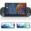 Moobsnry Autoradio per Fiat Panda 2013-2020, CarPlay Wireless Android Auto, Autoradio Panda da 7 Pollici IPS Touchscreen, Bluetooth, Mirror Link, FM/AM/RDS, USB, EQ, SWC, Canbus, Navigatore GPS