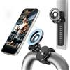 Itramax Supporto Telefono Magnetico per Passeggino,Supporto Palestra 360° Girevole con Cinghia Silicone Regolabile per MagSafe iPhone 17 16 15 14 13 12 Smartphone,Peloton,Fitness,Carrello e Golf Cart
