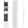 Hesupy Custodia protettiva in silicone per telecomando TV Sony RMF TX600C TX600P TX600U TX600E TX621P TX621E TX520U TX520P Series Remote Controller Soft Dust Cover con cordino (bianco)