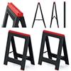 Kistenberg 2 cavalletti in titanio KTIS8060, pieghevoli, piedini antiscivolo, portata 350 kg, plastica, 58 x 41,5 x 77 cm