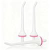 JeeGoWooss Punte di ricambio per idropulsore, testine di ricambio per irrigatore orale Waterpik, Zozzles compatibili con Hangsun, COSLUS, Mospro, Zerhunt (bianco, 3 pezzi)