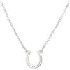 Urban She°, Collana placcata en or avec Ciondolo Une Forme de Ferro di Cavallo, Gioiello per buona Fortuna e Amicizia (Placcato in Argento)