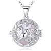 CELESTIA Collana Chiama Angeli Gravidanza Colibrì Ciondolo Gravidanza Rame Placcato Argento Amore Regalo Future Mamma Catene 76cm et 114cm