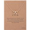 Self-Discovery Mala Collana Ispirazionale per Donne - Pendente Unico in Oro, Gioiello Spirituale Regalo (Fiocco della Fortuna)