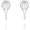 URBAN SHe° Urban She ° orecchini a lobo in argento Sterling 925 racchetta da tennis 925 tennis Player Lover Gift sport