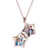 GBTROEY Collana Con Foto All'interno Di Un Ciondolo Con Testo Inciso Collana Personalizzata Con Medaglioni Fotografici Regalo Di Gioielli per Ragazze E Donne