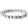 Purelei Anxiety Fidget - Anello da uomo semplice in acciaio inox o placcato oro 18 carati - Design discreto con superficie marcata - Misure 50-60 - Elegante gioiello da uomo, S/M, Acciaio inossidabile