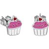 BLUESPIRIT Orecchini da bimba, Collezione B-BABY, in argento 925 rodiato, smalto - P.25D301002100