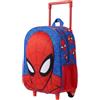 Marvel Spider-Man Zaino con Ruote, Zaino Scolastico, Trolley per il Ritorno a Scuola, Zaino da Viaggio, Regalo per Ragazzi