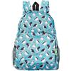 ECO CHIC Zaino classico da donna, zaino classico (1 pezzo), subacqueo per pappagalli, verde acqua, Einheitsgröße, Rucksack