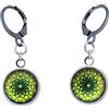 Handmade Orecchini pendenti con cabochon fantasia