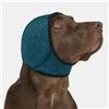 OCSOSO Paraorecchie da bagno per cani - paraorecchie da nuoto impermeabile con riduzione del rumore, traspirante e regolabile contro sporco, insetti (Teal L)
