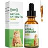 HONGYEE Antibiotico per Gatti 80ml - Antibiotico Naturale per Rafforzare l'Immunità, Alleviare le Allergie e Aiutare il Recupero - Integratore Nutrizionale e per la Salute di Gatti di Tutte le Età