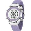 Hearkent Orologio contapassi da donna, registra calorie e distanza | Orologio sportivo digitale, sveglia, conto alla rovescia, visualizzazione dell'ora, resistenza all'acqua di 30 m