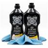 Generico Luxury Diamond Pavimenti e Superfici Diamond Detergente Concentrato Sgrassante Igienizzante, Profumo a Lunga Durata, per Gres, Marmo, Ceramica e Cotto, Made in Italy, 2 x 1,25 L + Panno Microfibra