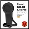 Roland KD-10 Kick Pad 5in V-Drums Bass Trigger Pedale Singolo/Doppio Compatib...