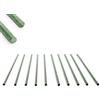 Toboli Sostegno piante 10 Tutori per piante giovani 60cm Ø8mm verde, metallo/plastica, Bastoni di supporto