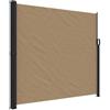 KGFHERENB Tenda laterale estensibile, colore tortora, 180 x 300 cm, protezione da sguardi indiscreti e antivento per giardino, terrazza e balcone, robusto divisorio in poliestere con telaio in acciaio