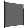 KGFHERENB Tenda da sole laterale estensibile, 200 x 300 cm, antracite, protezione da sguardi indiscreti e antivento per balcone, terrazzo, giardino, paravento estensibile in poliestere e alluminio